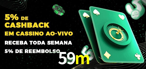 Promoções do cassino ao Vivo 59m